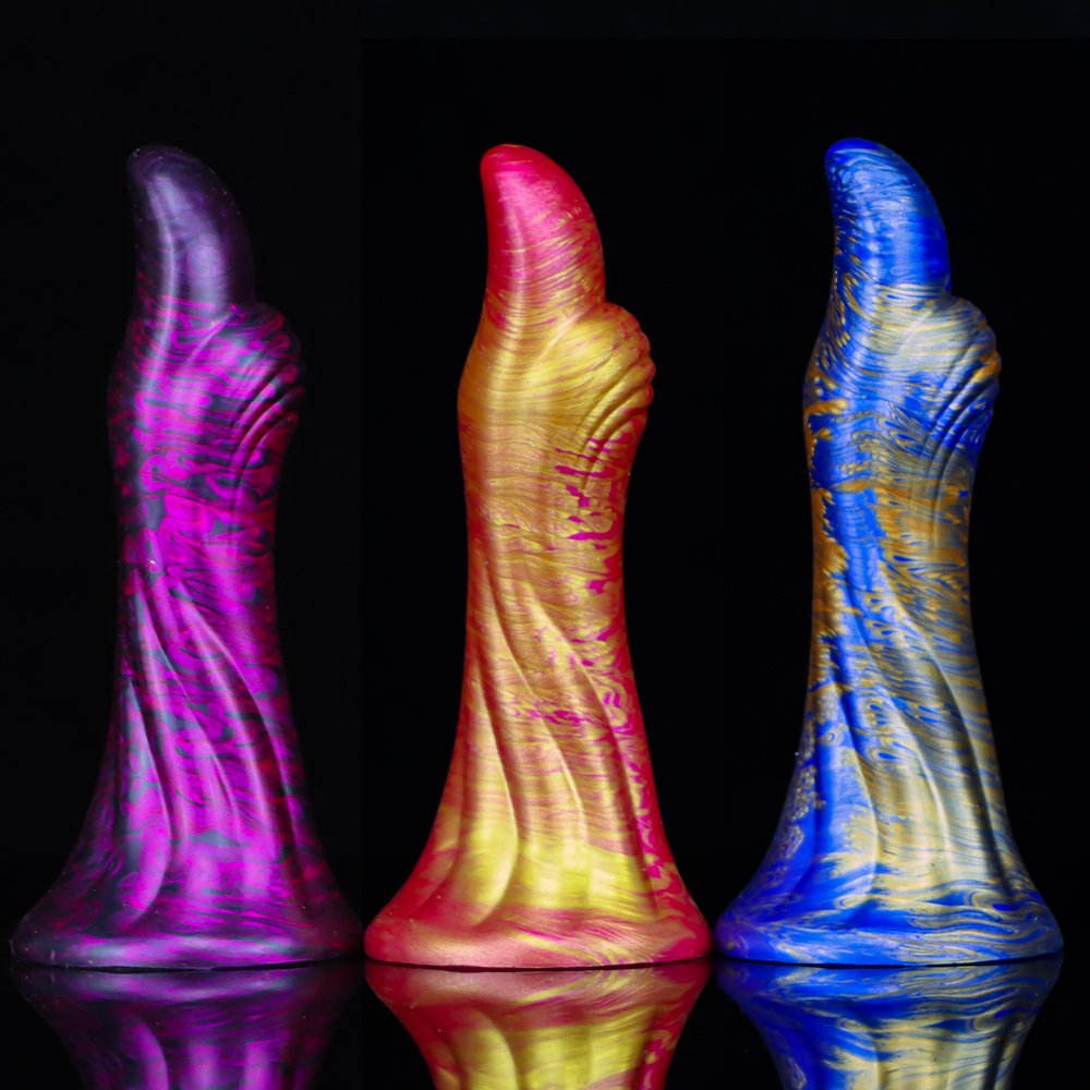 Mixed Color Alien Huge Dildo Anal Plug Liquid Silicone Realistic Dildo For Women Monster Dildo Sexy toy