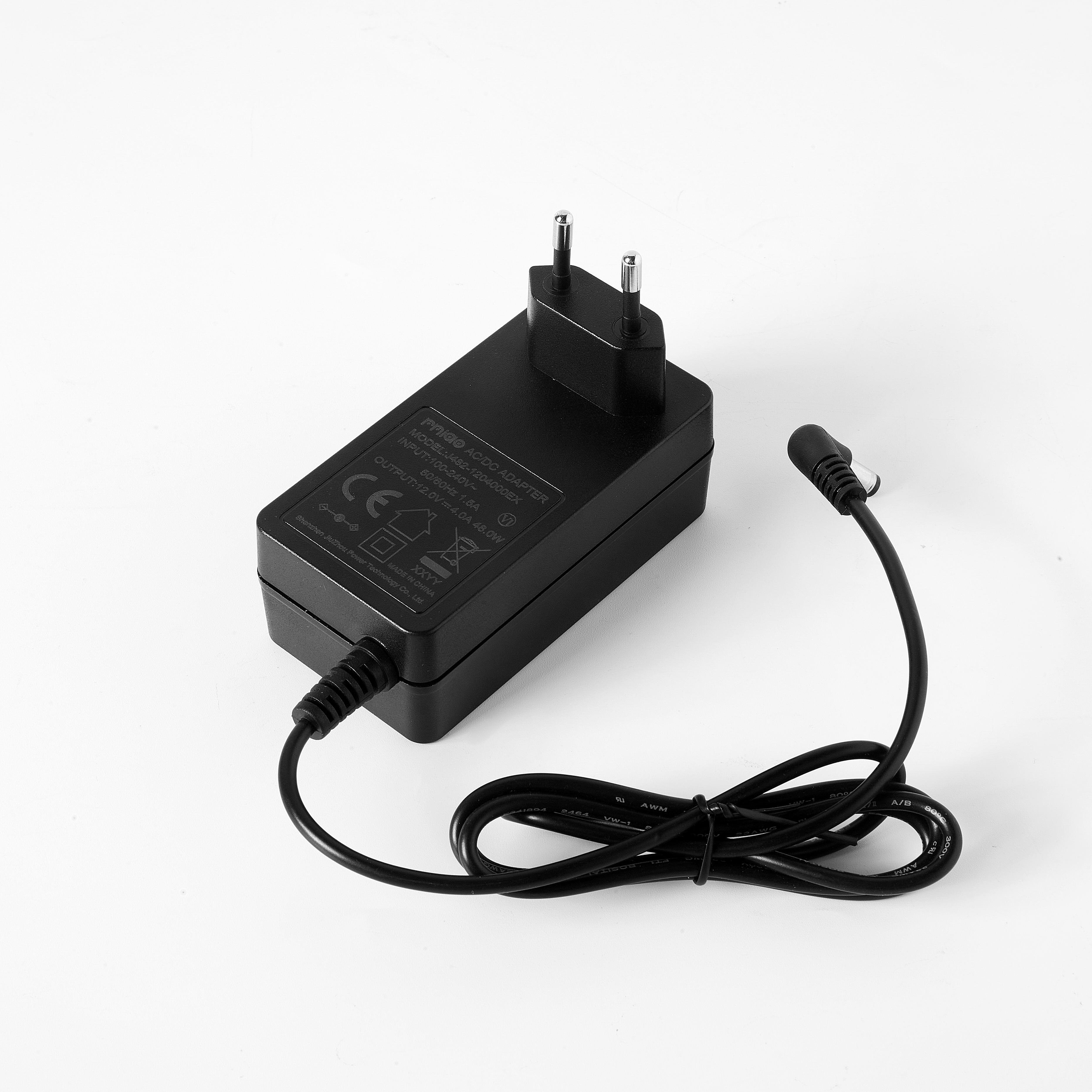 Jiuzhou Power Ocpp 1.6J Charger J482-120400 Universal 12V 4A 9V 3A 36W AC 20W Plug Adapter Switching Supply RoHS Certified PC