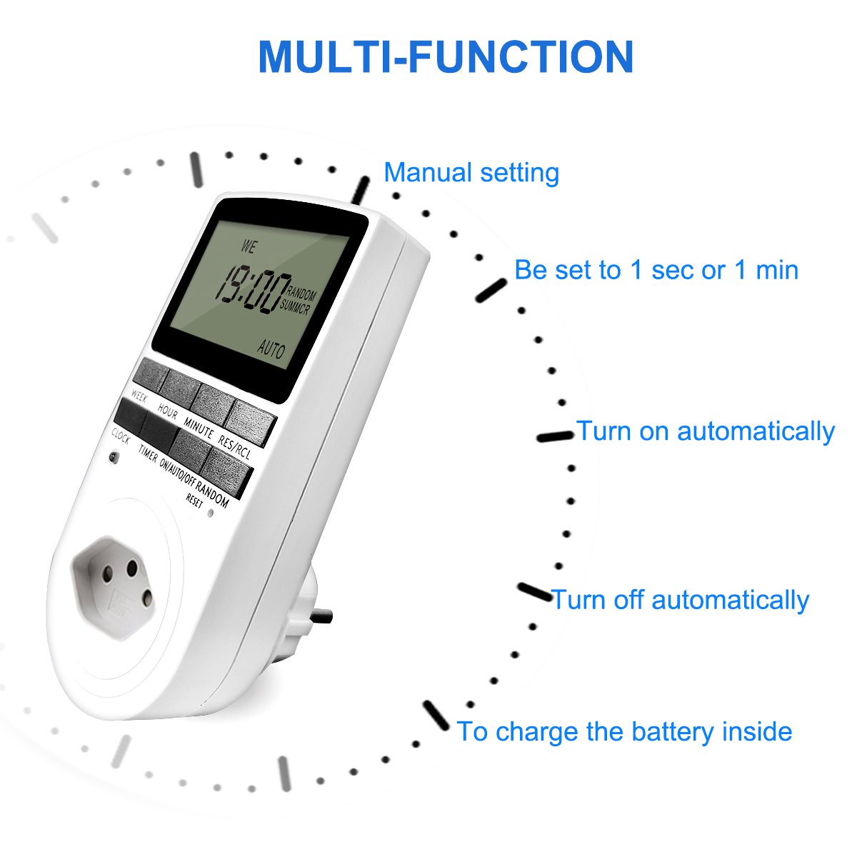 220V Professional Manufacturer Electrical Digital Socket Timer
