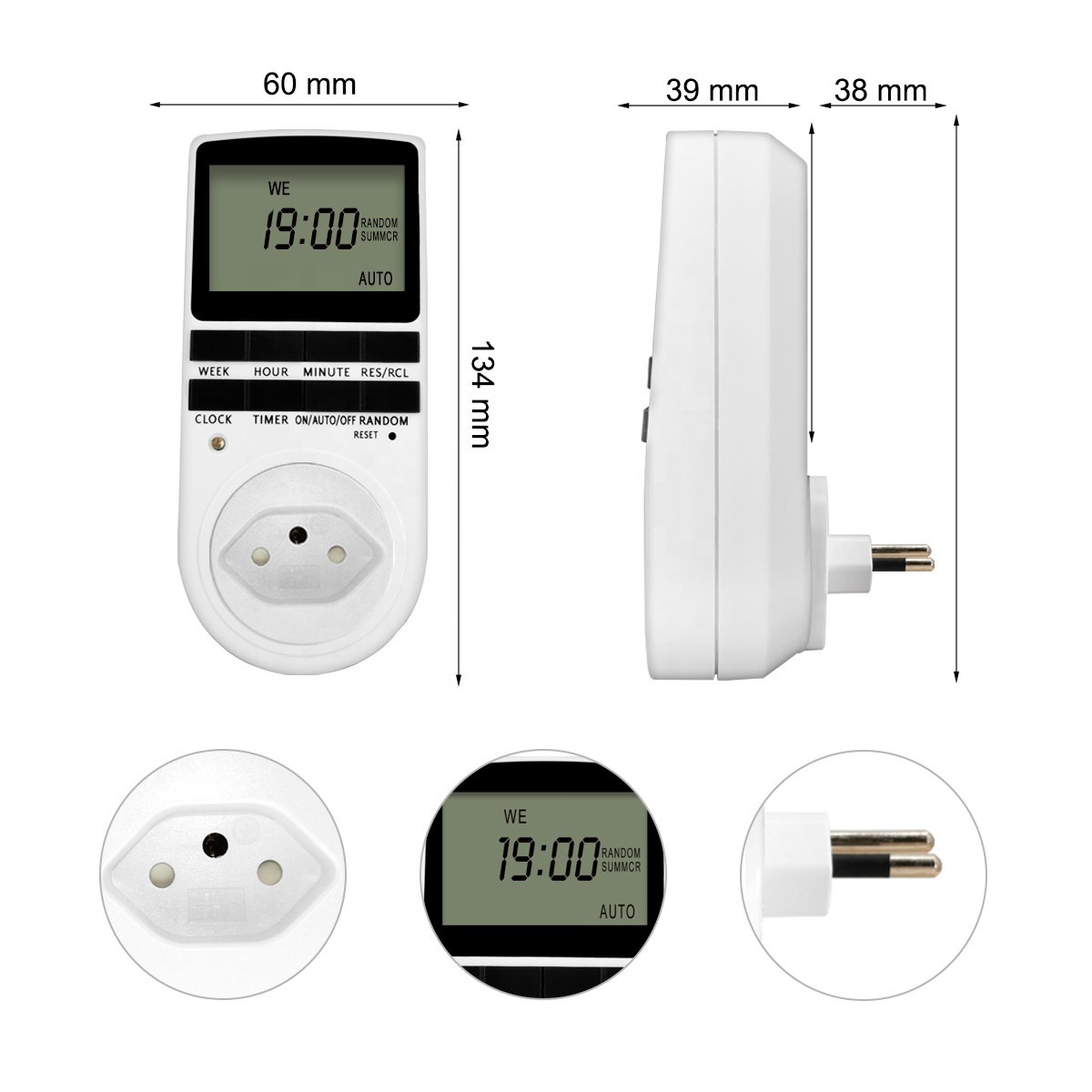 220V Professional Manufacturer Electrical Digital Socket Timer
