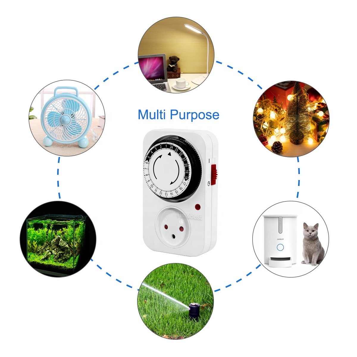 Professional Manufacturer Outdoor Timer Control Socket Plug In Timer
