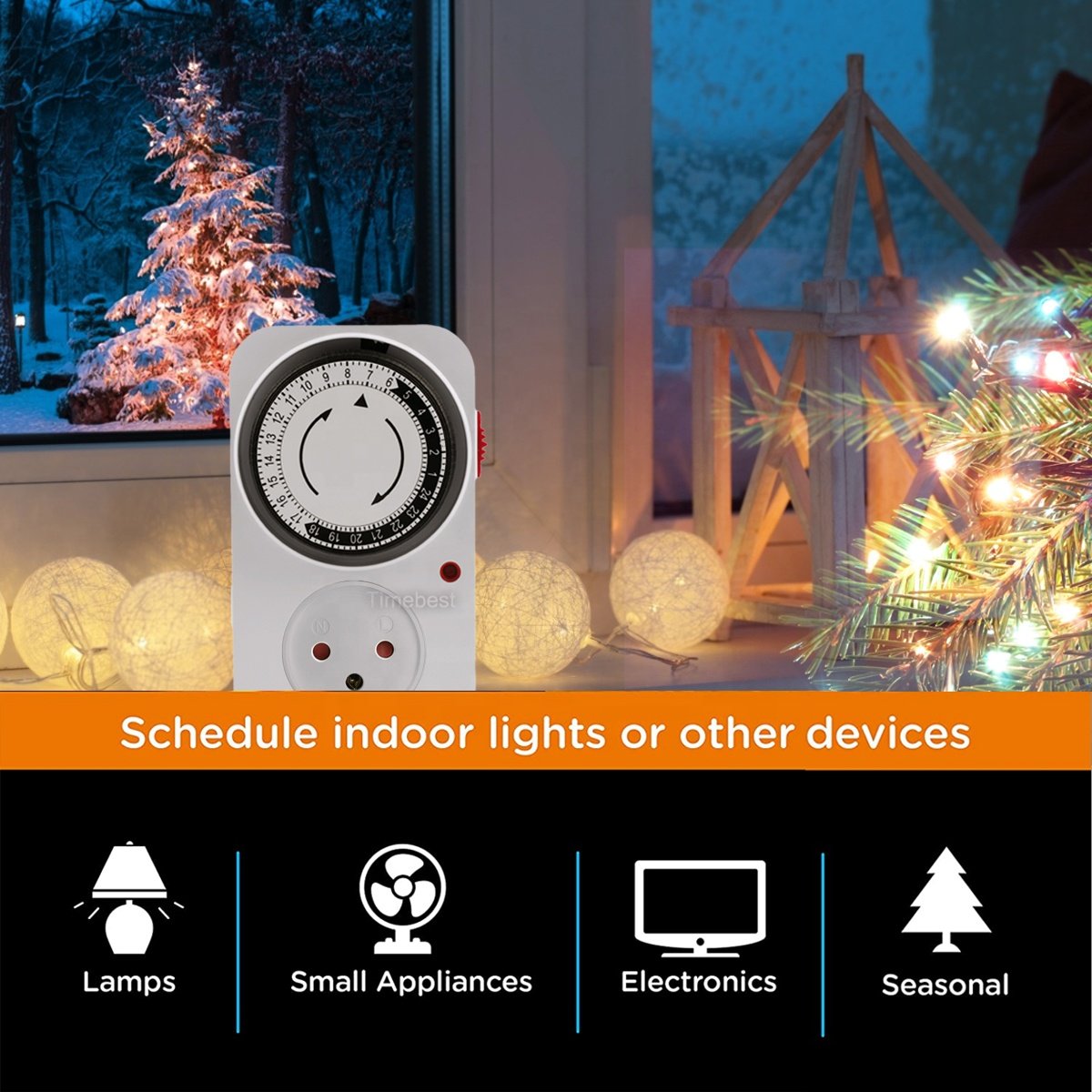 Professional Manufacturer Outdoor Timer Control Socket Plug In Timer