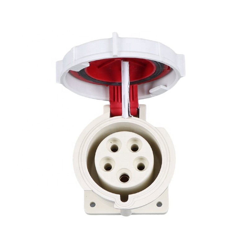 IP67 Waterproof 380V/415V 32 Amp 5 Pin Panel Industrial Plug And Socket