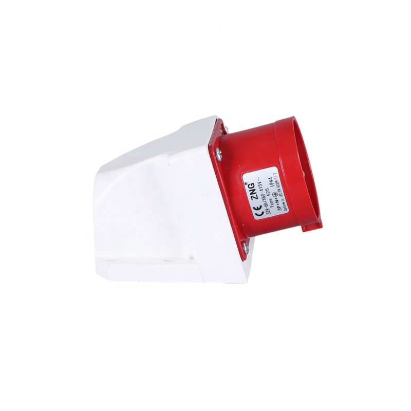 ZNG-525 Wall Mounted Plug Socket 32A 5 Pin Appliance Inlet