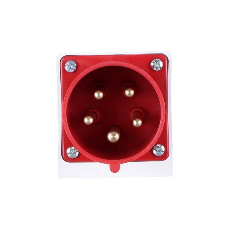 ZNG-525 Wall Mounted Plug Socket 32A 5 Pin Appliance Inlet