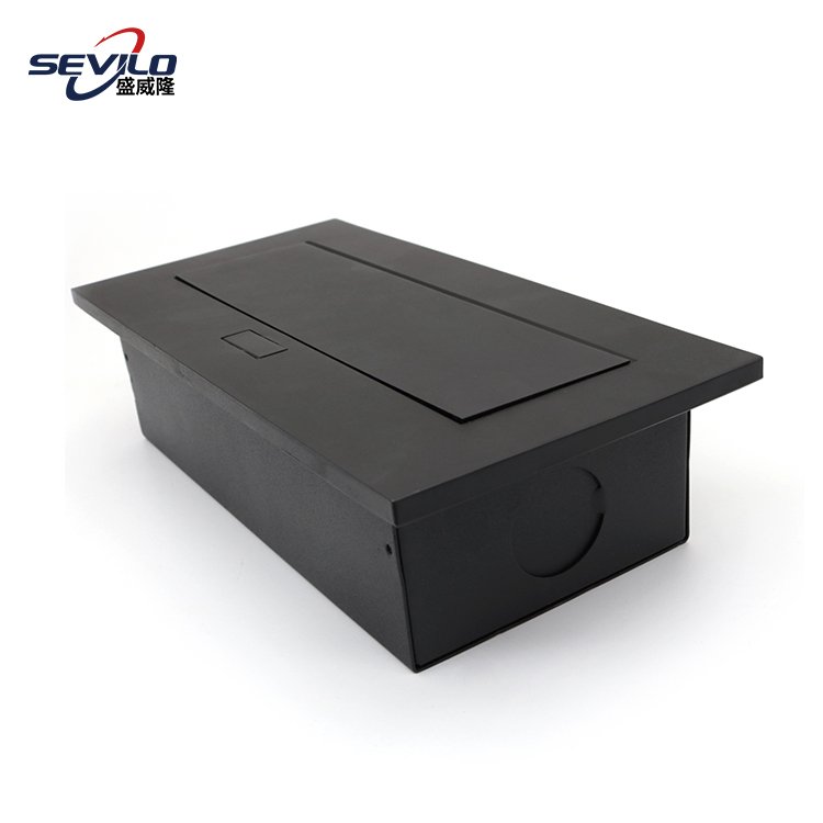 Wholesale Zinc Alloy Office Desktop Pop Up Table plug with Socket
