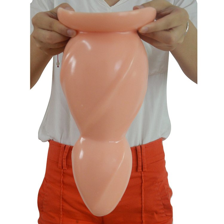 L 12" D 4.7" super thick wide big large giant anal toys xxl huge sex toys gourd humpty bumpty fat extreme giant anal butt plug