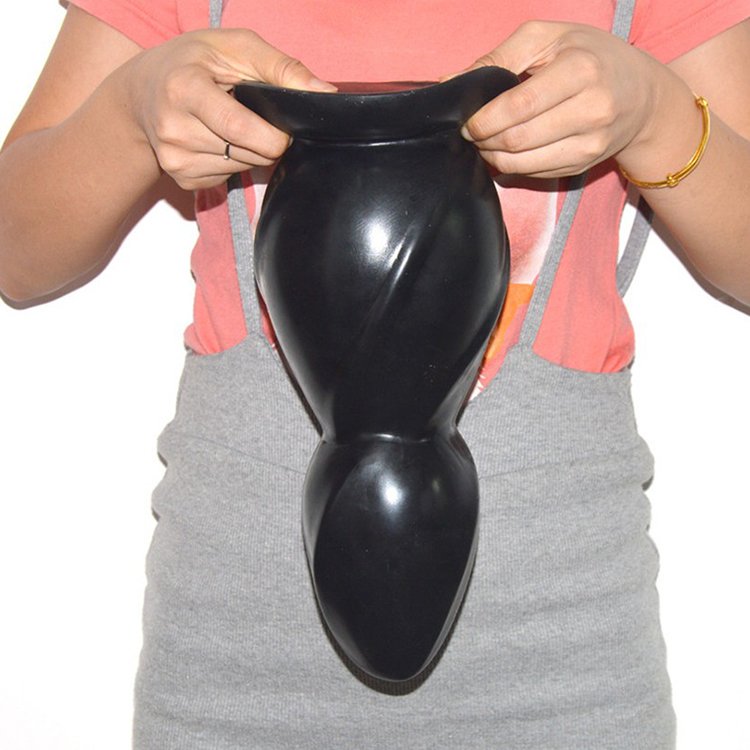 L 12" D 4.7" super thick wide big large giant anal toys xxl huge sex toys gourd humpty bumpty fat extreme giant anal butt plug