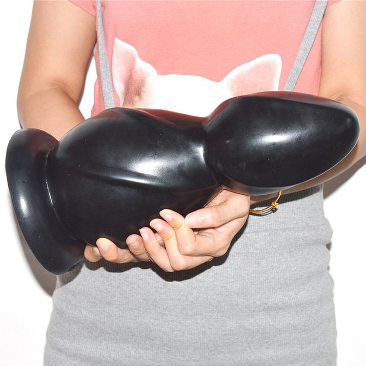 L 12" D 4.7" super thick wide big large giant anal toys xxl huge sex toys gourd humpty bumpty fat extreme giant anal butt plug