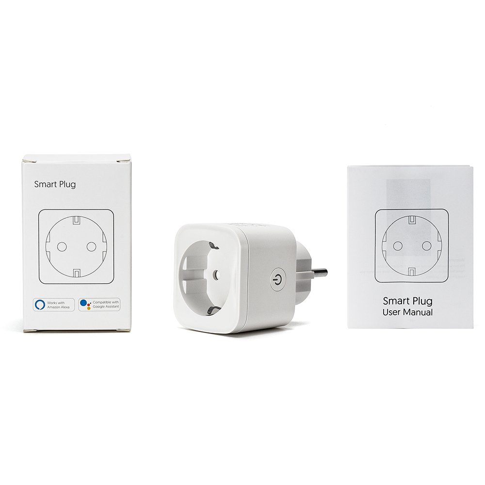 Remote Controllable Wifi Power Strip Outlet Eu Plug Enclosure Electrical Plug CE EU Standard PC V0 White CE ROHS Commercial