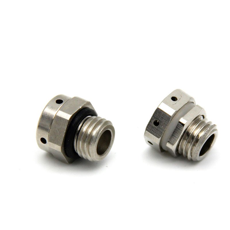 Screw in Vents Breather Air Vent Plug Stainless Steel Metal Gas Metal Breathable Valve Brass with Nickel Plated Natural General