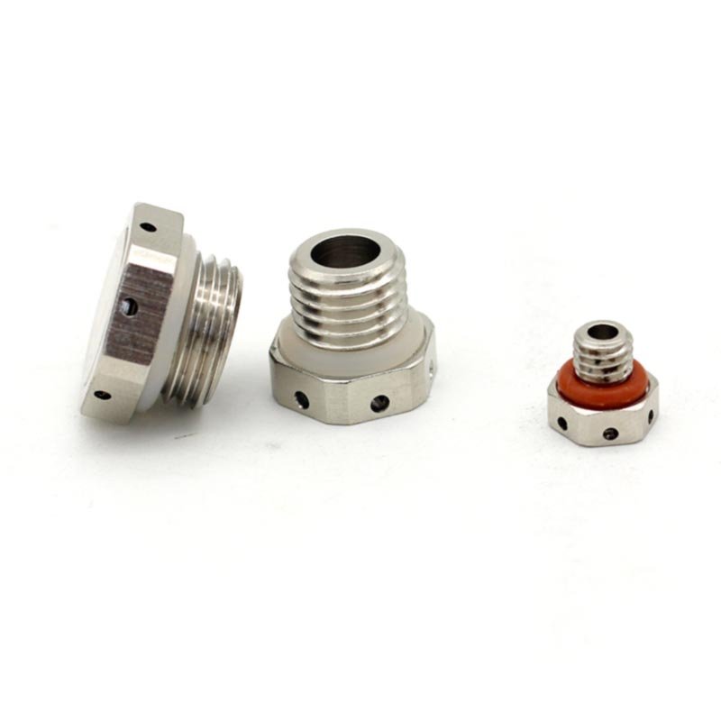 Screw in Vents Breather Air Vent Plug Stainless Steel Metal Gas Metal Breathable Valve Brass with Nickel Plated Natural General