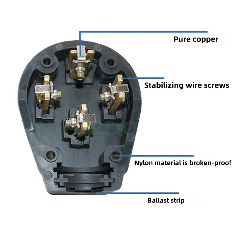 NEMA L14-50P 50A 125/250V 3 Pole 4 Wire Industrial Grade Locking Male Plug 50-Amp Locking Plug