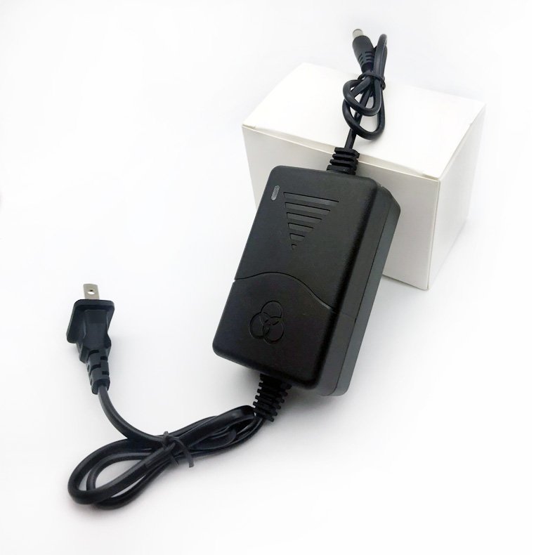 Factory Plastic housing Two-wire power adapter EU/UK/USA AC Plug 5.5*2.5/5.5*2.1mm DC Connector 12V 1A Power Adapter