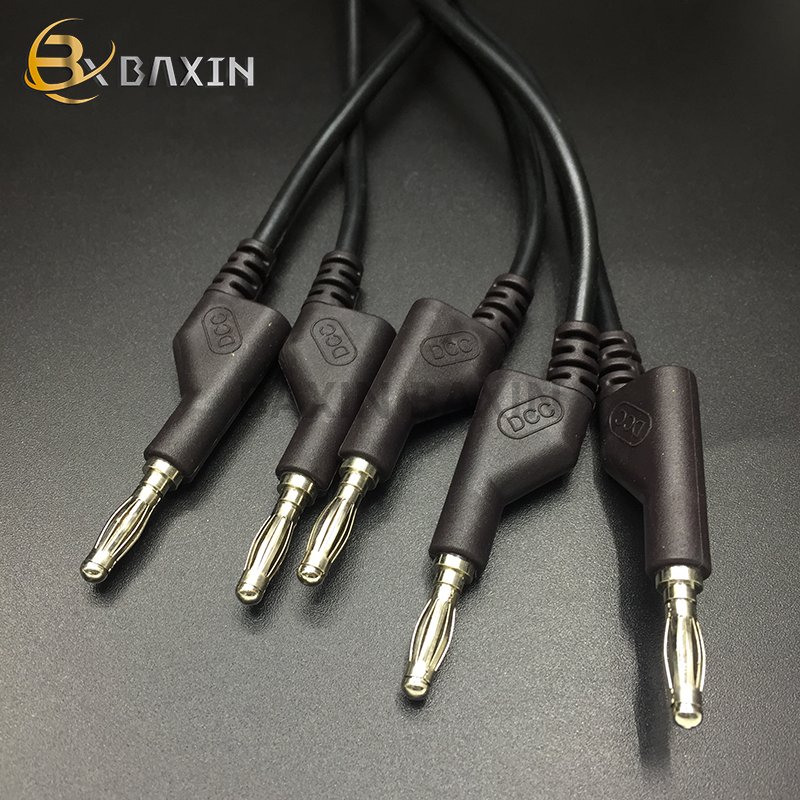 double Ended Stackable Banana Plug Male Jack high voltage silicone wire Multimeter Test Cable Lead Cord