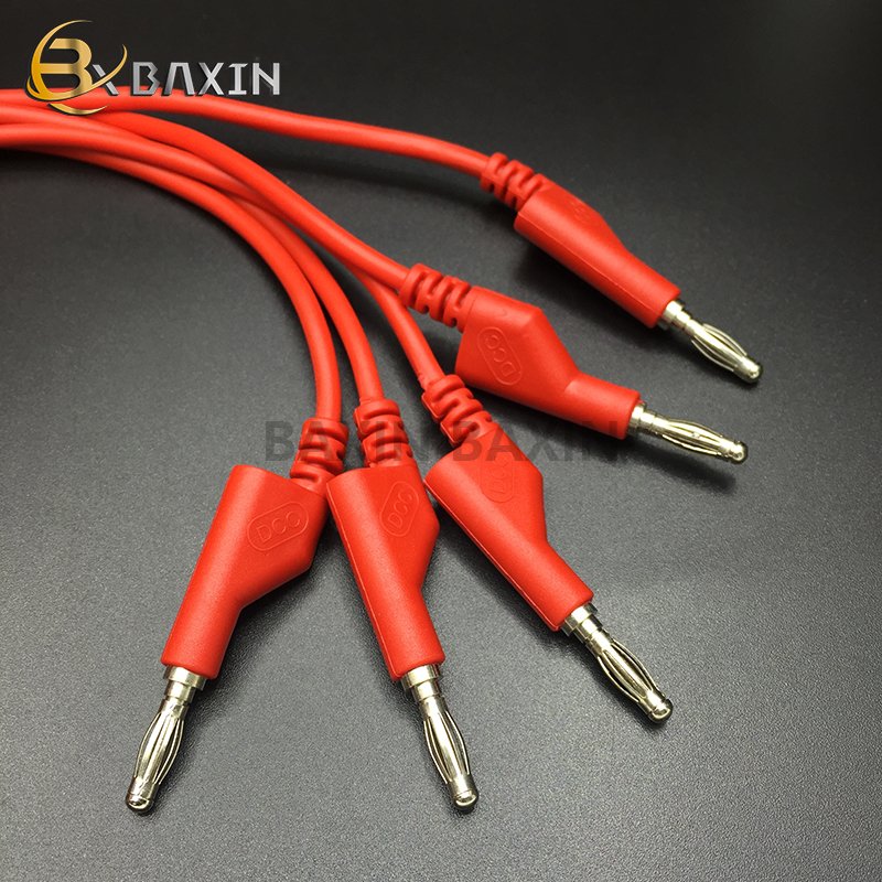 double Ended Stackable Banana Plug Male Jack high voltage silicone wire Multimeter Test Cable Lead Cord