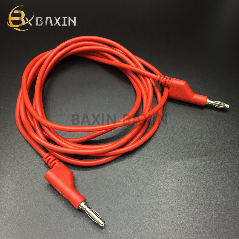 double Ended Stackable Banana Plug Male Jack high voltage silicone wire Multimeter Test Cable Lead Cord