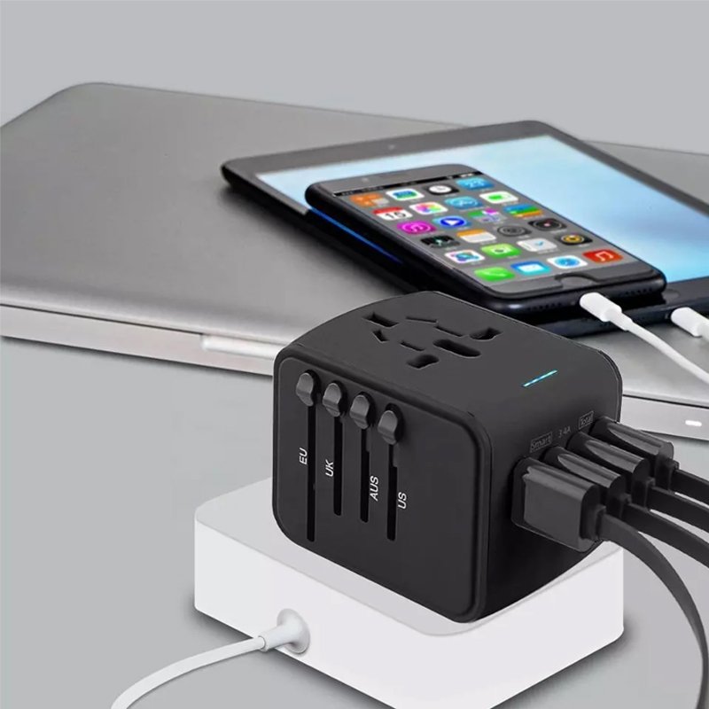 Travel Adapter Usb 20w Pd Wall Power Travel Adaptor Multi Plug Universal Travel Adapter