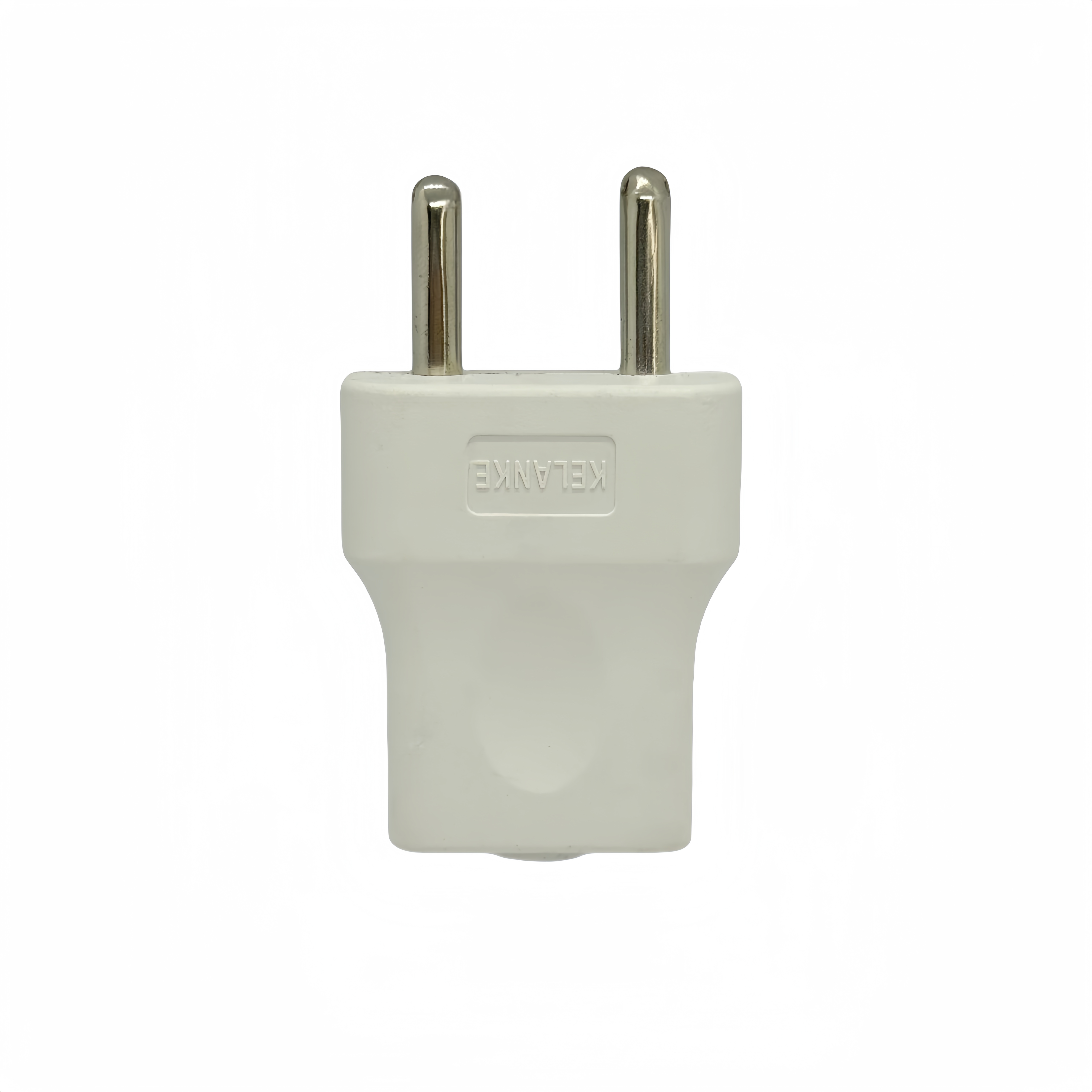 Plastics white Two-Pin EU Standard metal Electrical Plug Electrical supplies Connecting line plug