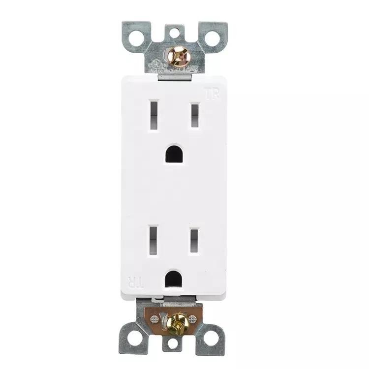 Hooanke 15A 125V US Electrical US Plug Duplex Power Receptacle Socket