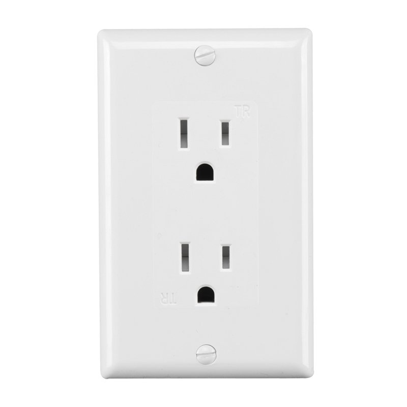 Hooanke 15A 125V US Electrical US Plug Duplex Power Receptacle Socket