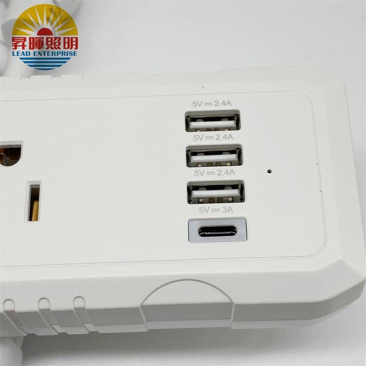New Trend Universal Usb C Smart Charger Extension Wall Socket Way Outlet Us Plug Surge Protector Power Strip