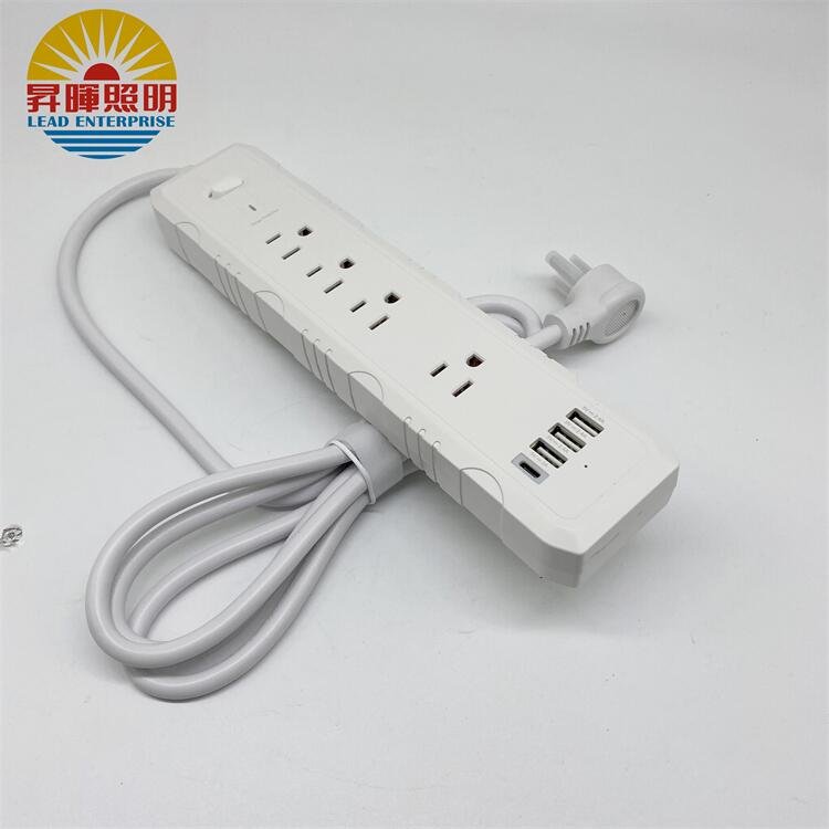 New Trend Universal Usb C Smart Charger Extension Wall Socket Way Outlet Us Plug Surge Protector Power Strip