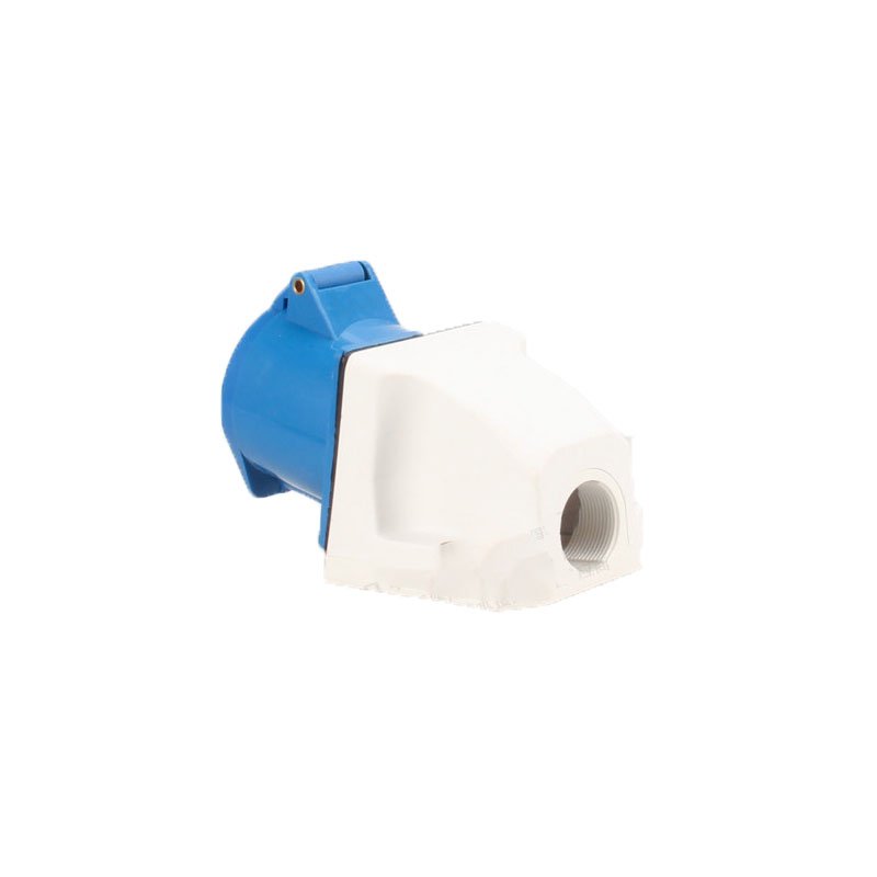 Open mounted socket ZZ123 32A 220V IP44 Three hole power industrial plug and socket 32a