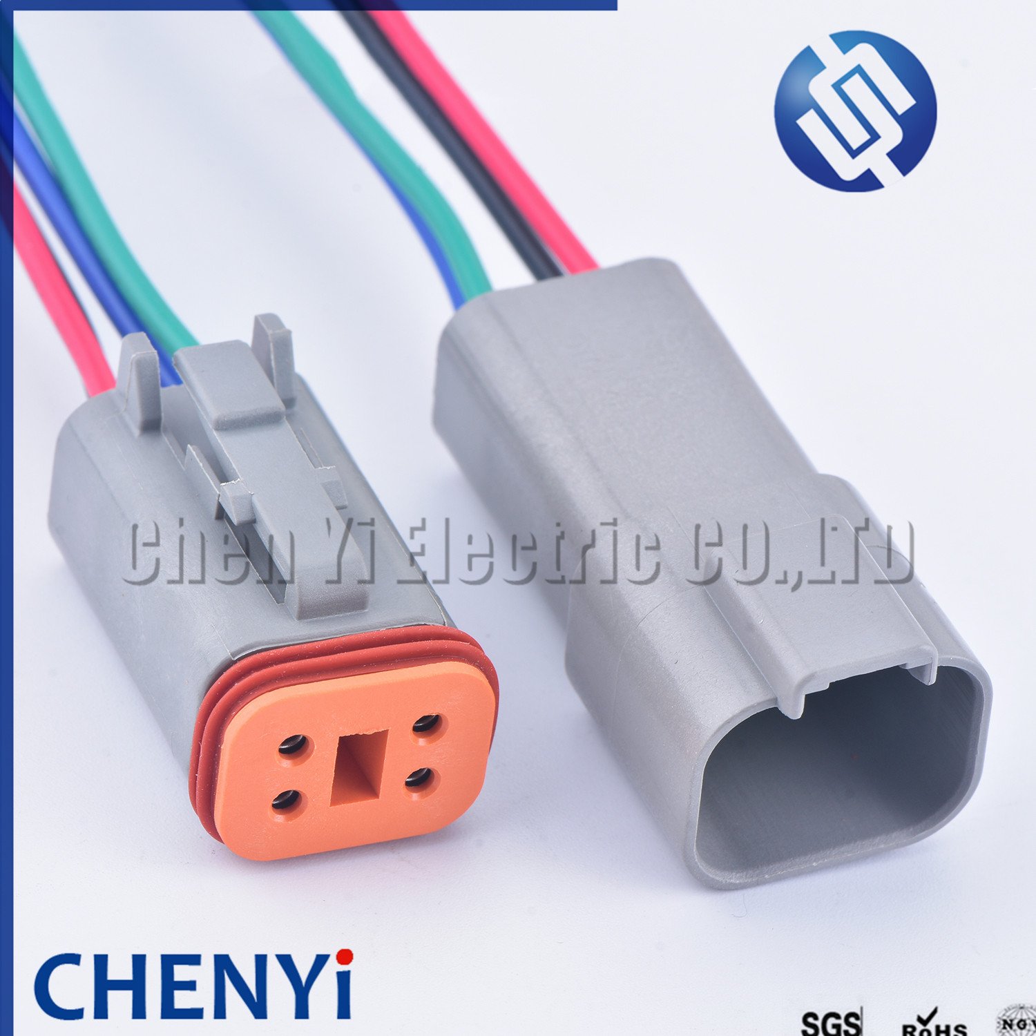 Deutsch DT series 2 3 4 6 8 12 Pin Automotive Sealed Plug male female Waterproof Connector Wire Harness DT06-2S DT04-2P