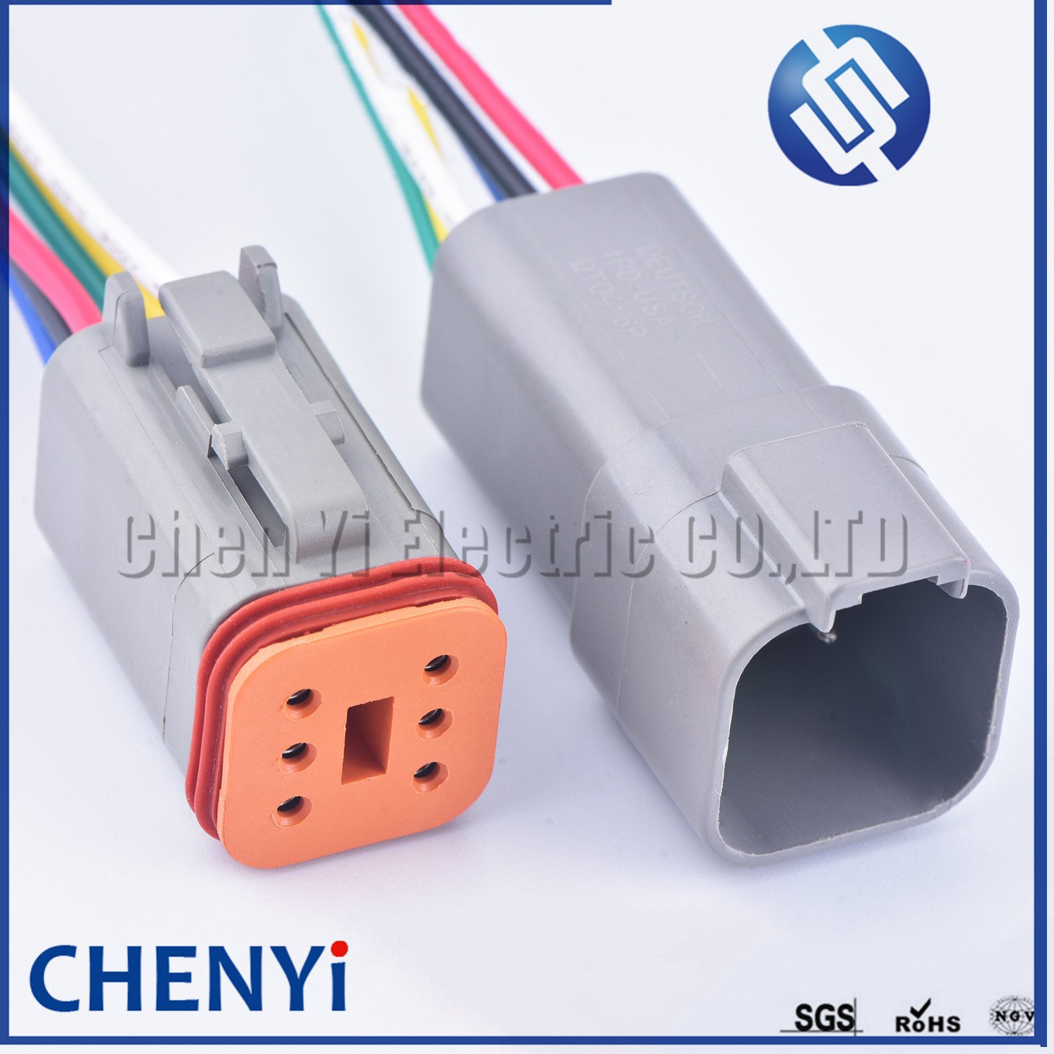 Deutsch DT series 2 3 4 6 8 12 Pin Automotive Sealed Plug male female Waterproof Connector Wire Harness DT06-2S DT04-2P