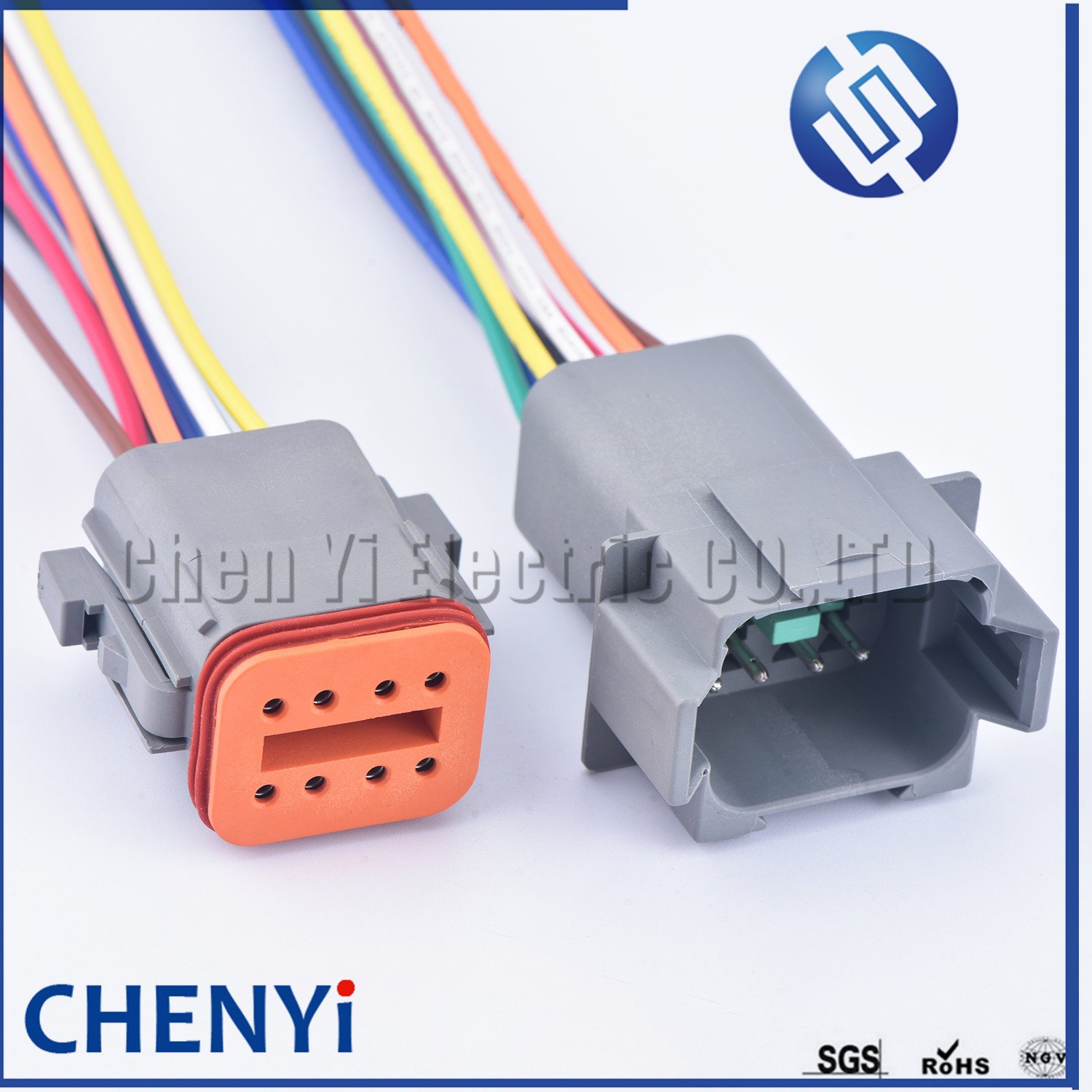 Deutsch DT series 2 3 4 6 8 12 Pin Automotive Sealed Plug male female Waterproof Connector Wire Harness DT06-2S DT04-2P