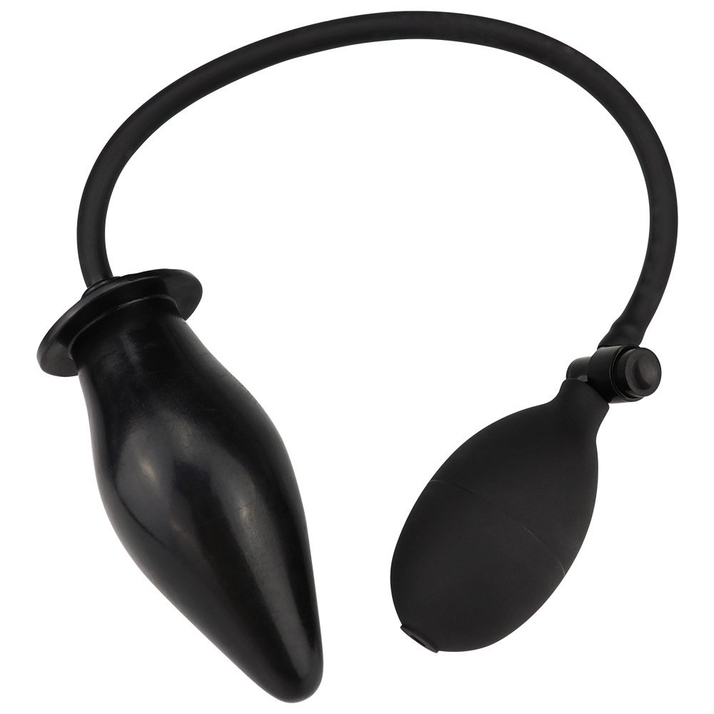 Hottest Inflatable Butt Plug Black Balloon Pump BDSM Anal Expand with Quick Release Valve Stretch Anal Sex Toys