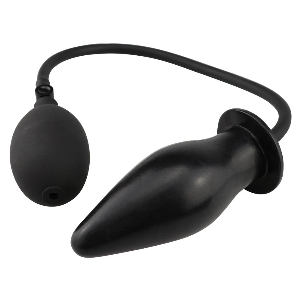 Hottest Inflatable Butt Plug Black Balloon Pump BDSM Anal Expand with Quick Release Valve Stretch Anal Sex Toys