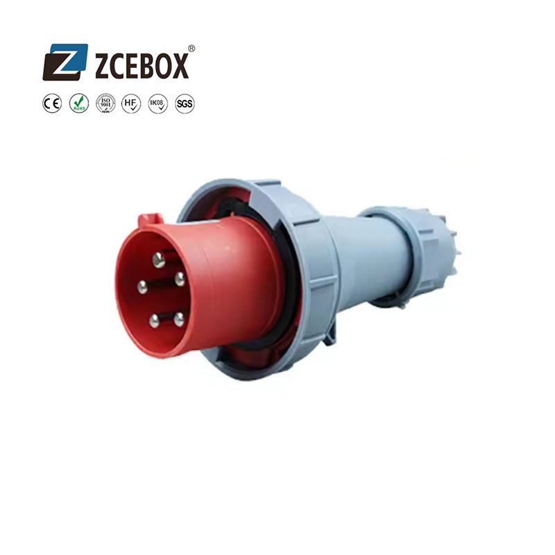 ZCEBOX 63Amp 4Pin Industrial Socket and Plug 63A IP67 480V Waterproof Industrial Plug Socket Connector Pin 3p