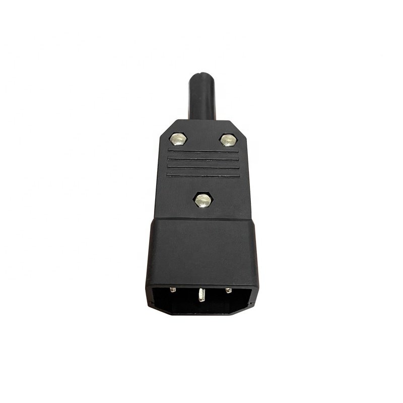 AC 250V 10A IEC C13 Female C14 Male Plug Power 3 Pin For UPS Car Battery Charging Plug