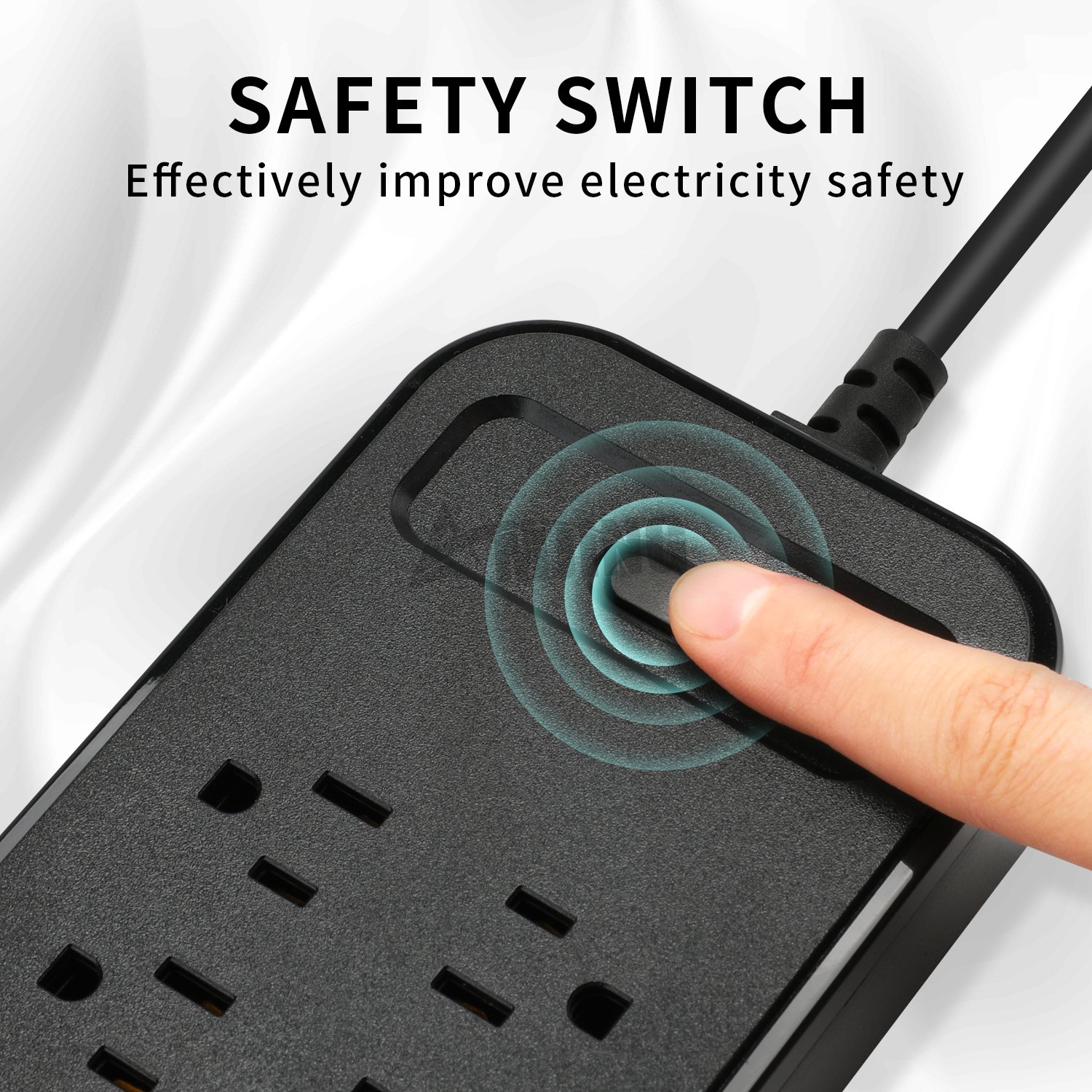 4USB 12US AC Multi-Plug us socket Surge Protector Power Strip with USB Socket Surge Protector Power Strip