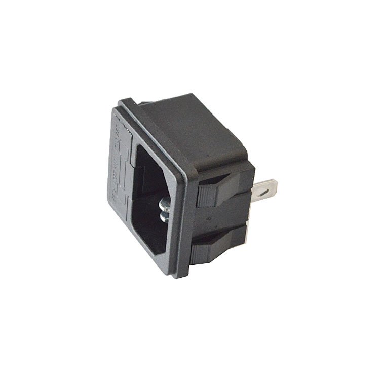 AC Power socket Inlet Module Plug Power Connector AC-02 3 pin female c13 c14 ac power socket