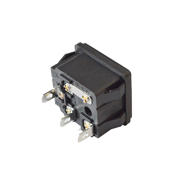 AC Power socket Inlet Module Plug Power Connector AC-02 3 pin female c13 c14 ac power socket