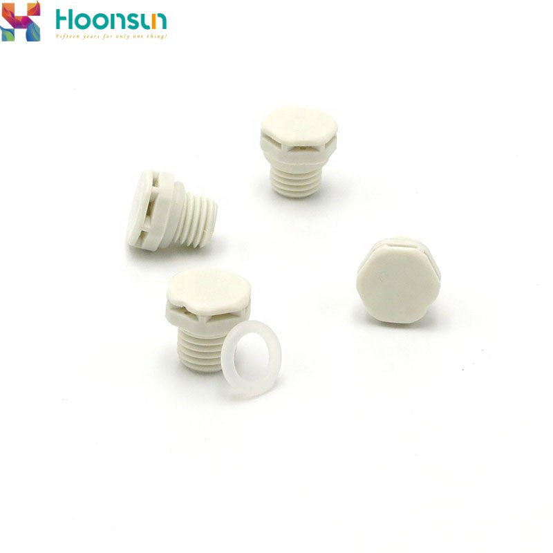 M12 Screw plastic waterproof breathable valve screw in Air vents plug