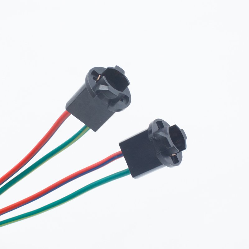 FSYLX T10 194 W5W LED bulb socket sensor harness 501 194 T10 T15 LED extension cable holder plug bulb socket