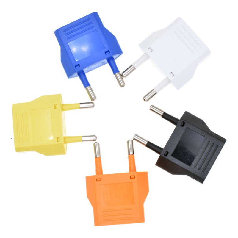 EU Standard Round Pin Flat Pin Small Conversion travel adapter power Plug For Switzerland Italy Europe US Australia