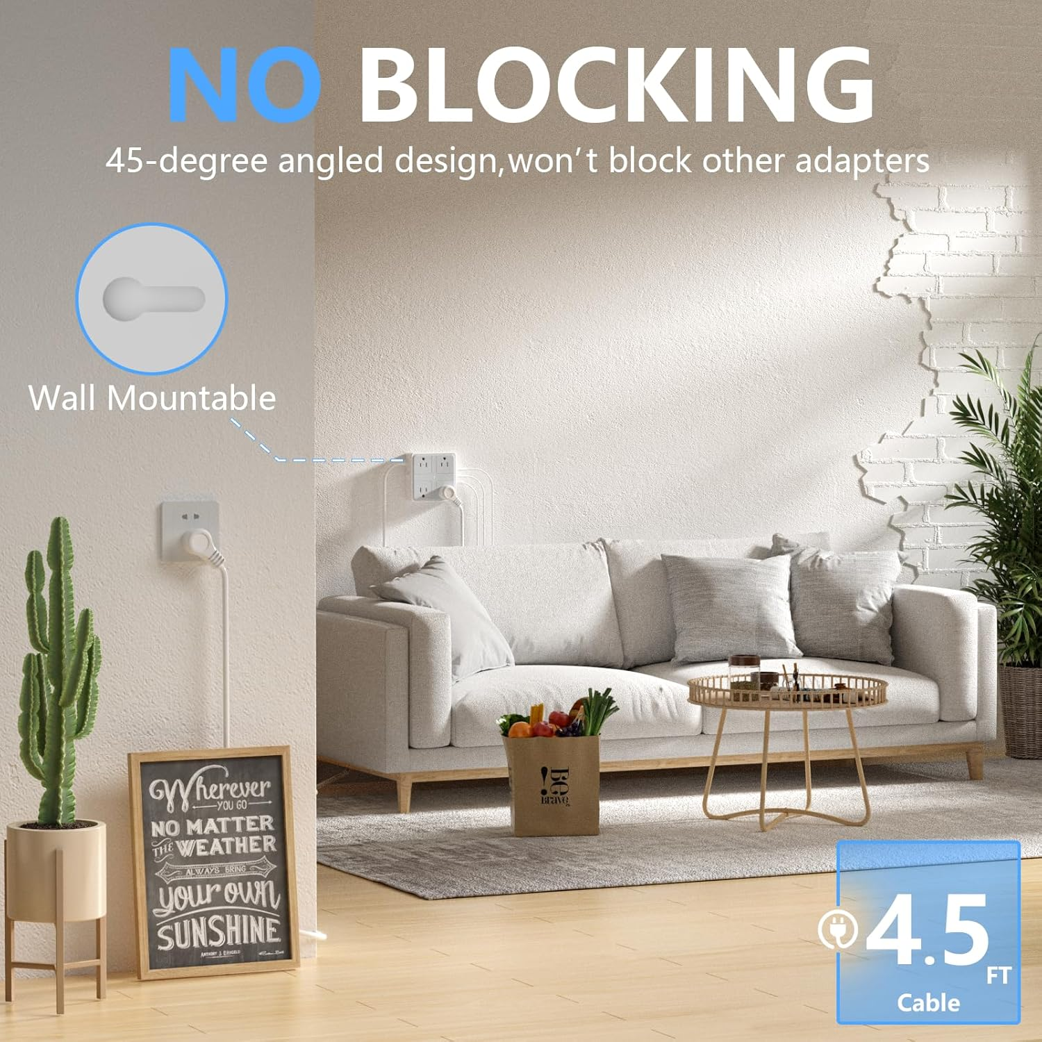 best multi plug socket thin plug 3 pin socket wall plug us usb pd 4 ac outlets extension power strip sockets 6 fast