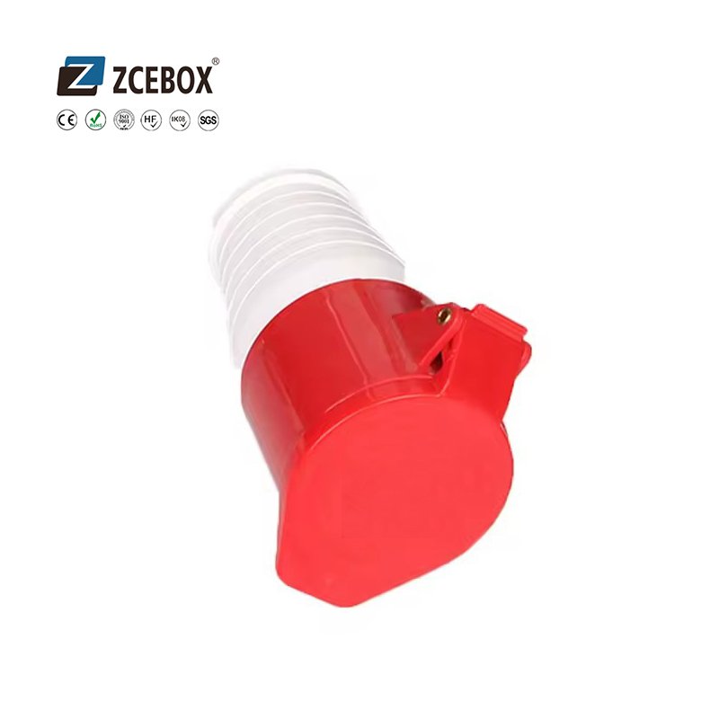 ZCEBOX 4P 32A New Waterproof and Dustproof Plug and Socket Industrial Power Wiring Connector