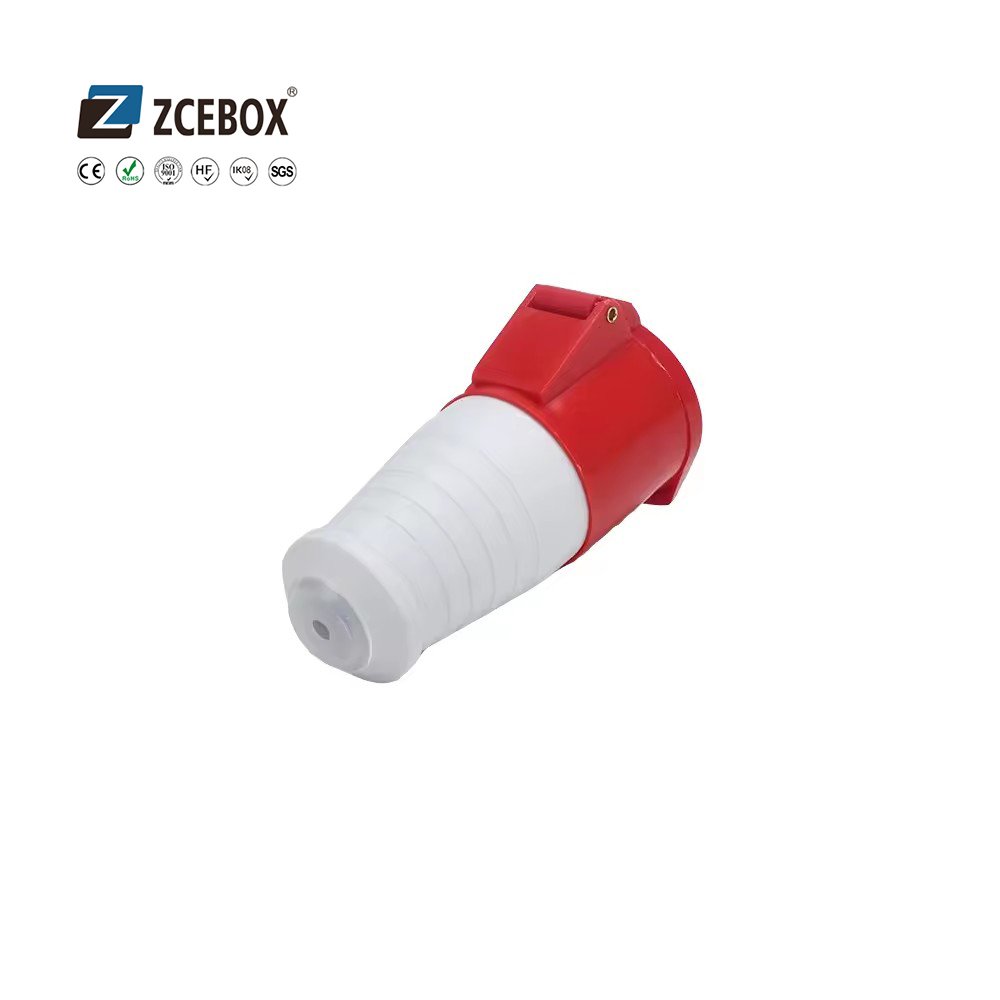 ZCEBOX 4P 32A New Waterproof and Dustproof Plug and Socket Industrial Power Wiring Connector