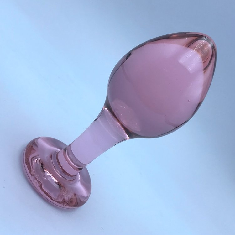 glass dildo Classic glass anal plug butt plug for lovers anal and vaginal masturbation