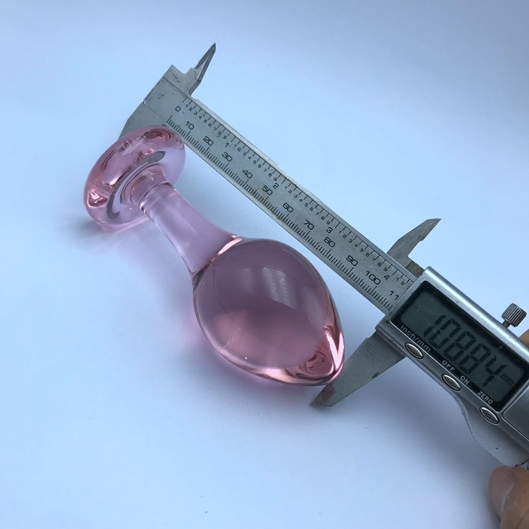glass dildo Classic glass anal plug butt plug for lovers anal and vaginal masturbation