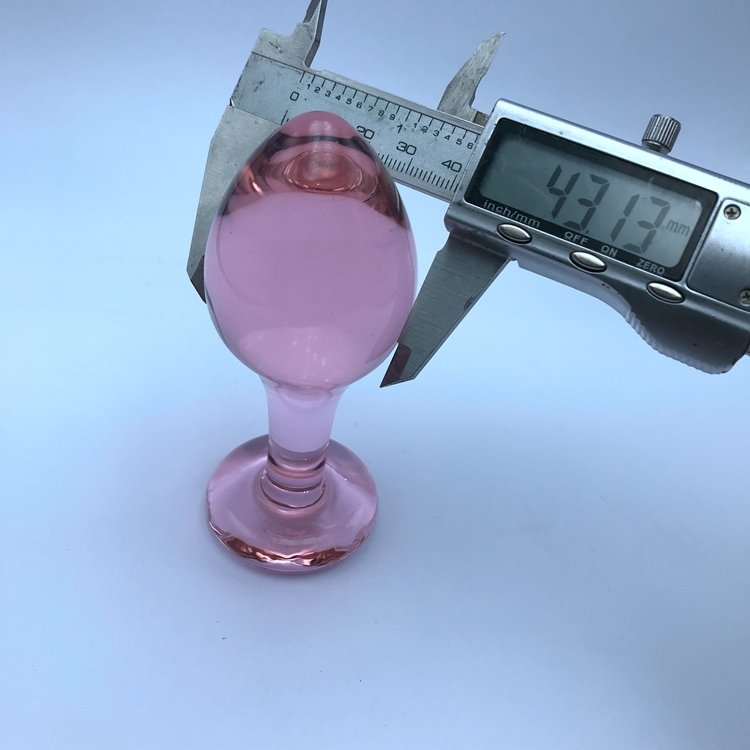glass dildo Classic glass anal plug butt plug for lovers anal and vaginal masturbation
