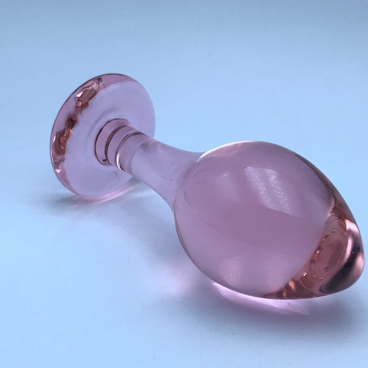 glass dildo Classic glass anal plug butt plug for lovers anal and vaginal masturbation
