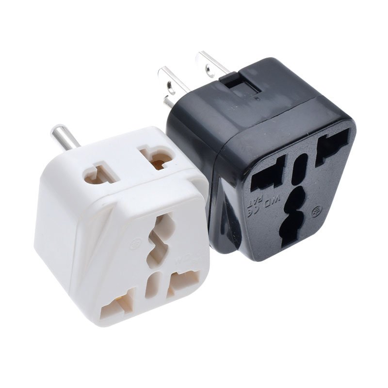 Type-B 3pins Universal travel USA American Canada power plug adapter US to France EU UK US China converter socket