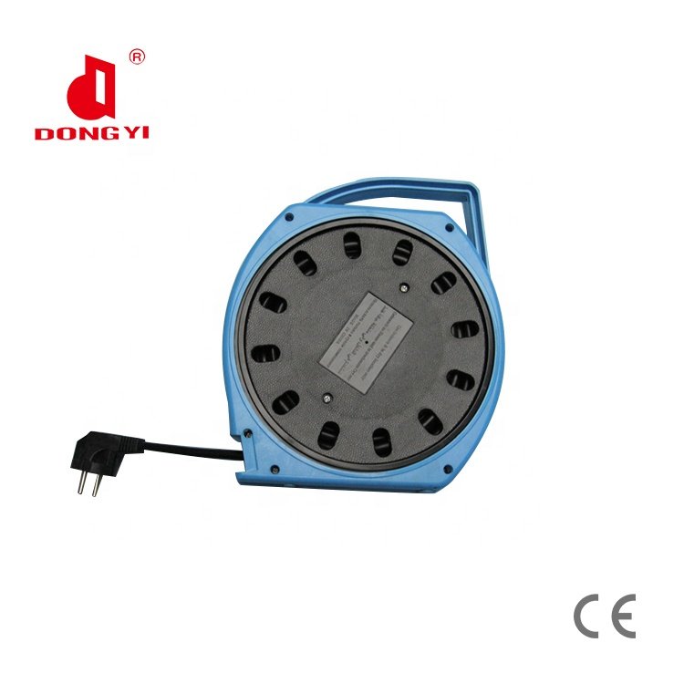 multiple universal plug cable reel socket with 10 meters copper cable extension cord electrical extension plug and socket